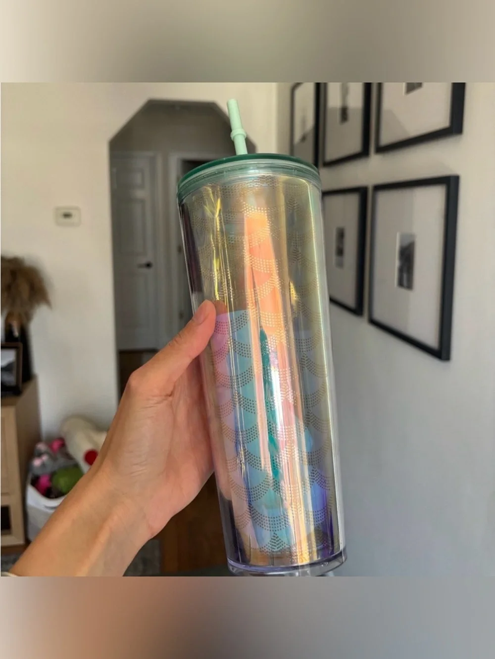 Starbucks Mermaid Scales Siren Iridescent Tumbler 24oz